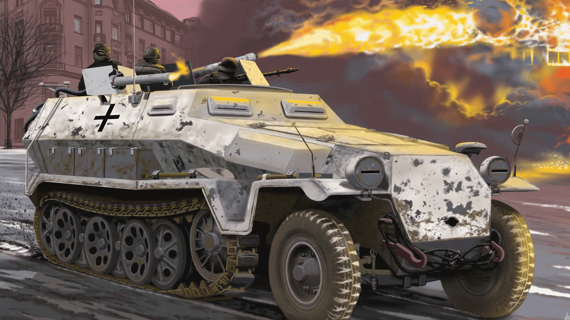 Sd kfz 251 двигатель