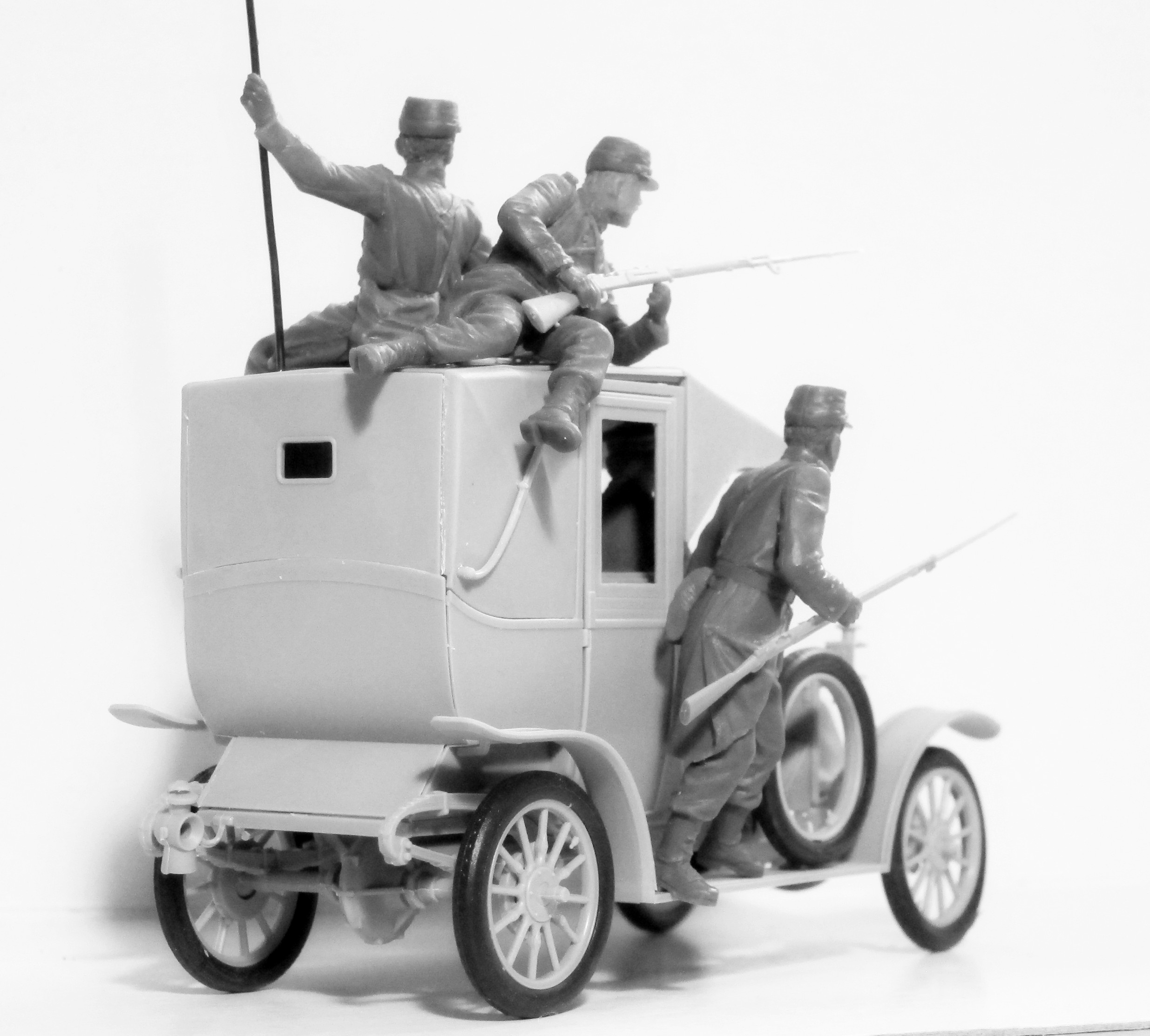 1/35 35705 Французская пехота на марше (1914 г.) \ French Infantry on the march (1914) (4 figures) (100% new molds)