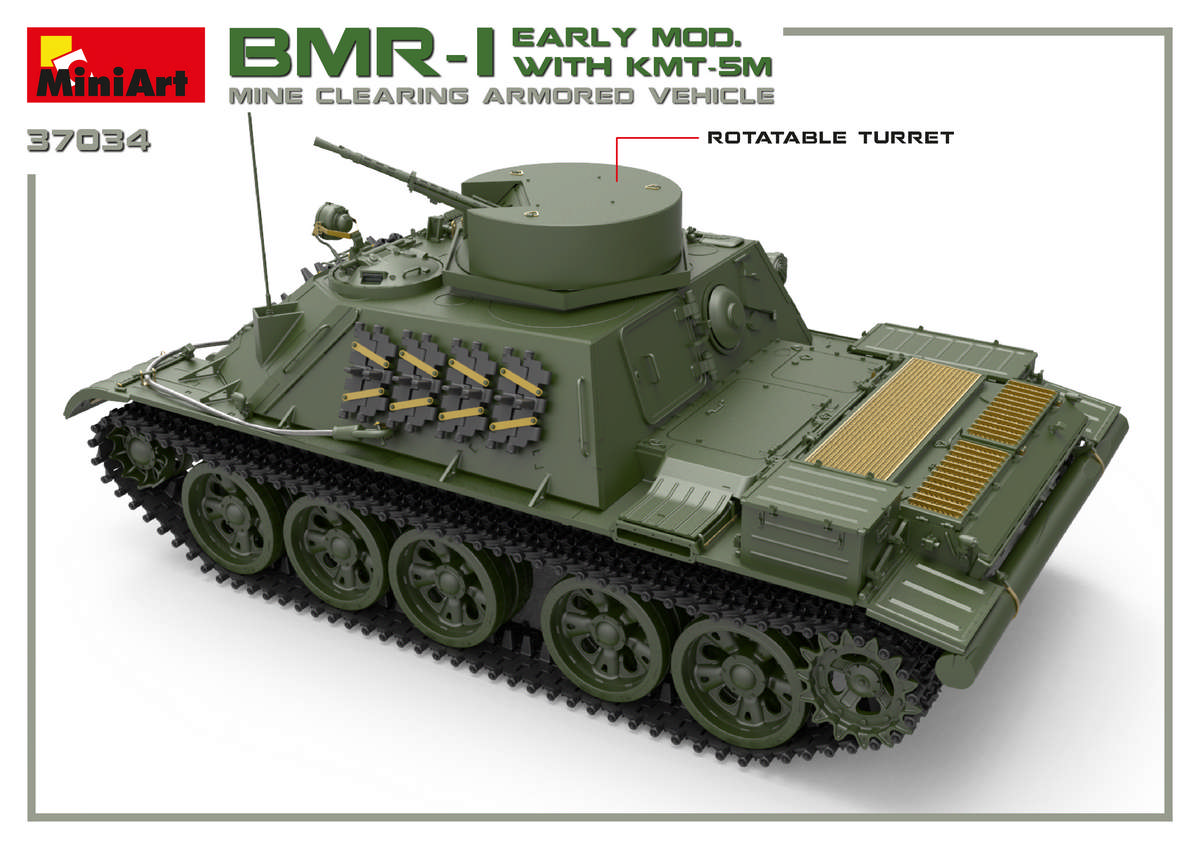1/35 BMR-1 EARLY MOD. WITH KMT-5M 37034