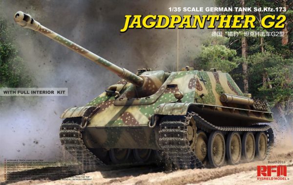 RM-5022 1/35 Jagdpanther G2 with full interior & workable track links