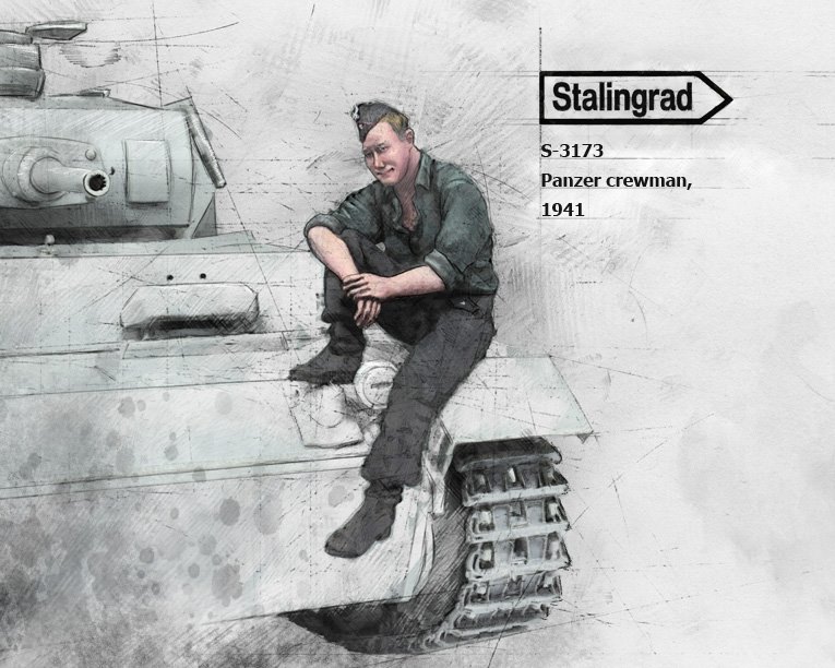 S-3173 Panzer Crewman, 1941