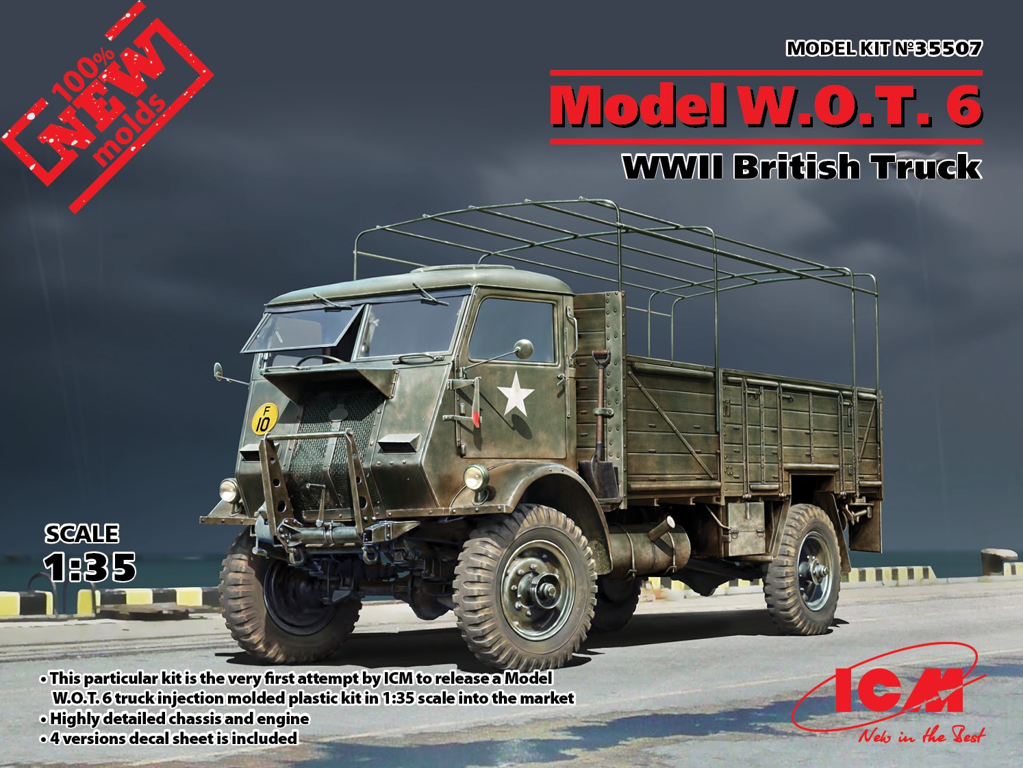1/35 Model W.O.T. 6, WWII British Truck (100% new molds) 35507