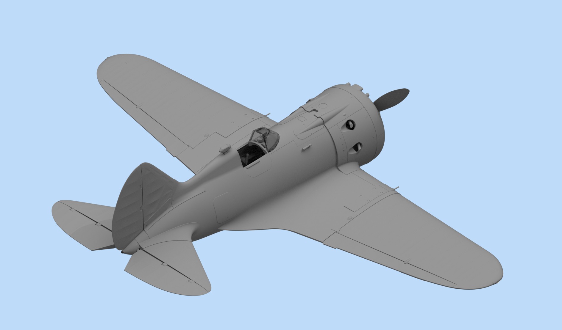 1/32 И-16 тип 24 с советскими пилотами (1939-1942 г.) #32007 / I-16 type 24 with Soviet Pilots (1939-1942)