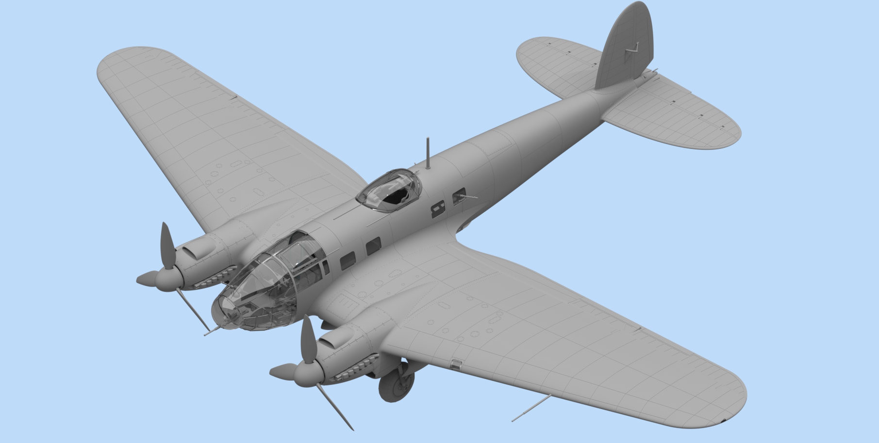 1/48 He 111H-6 North Africa, WWII German Bomber 48265