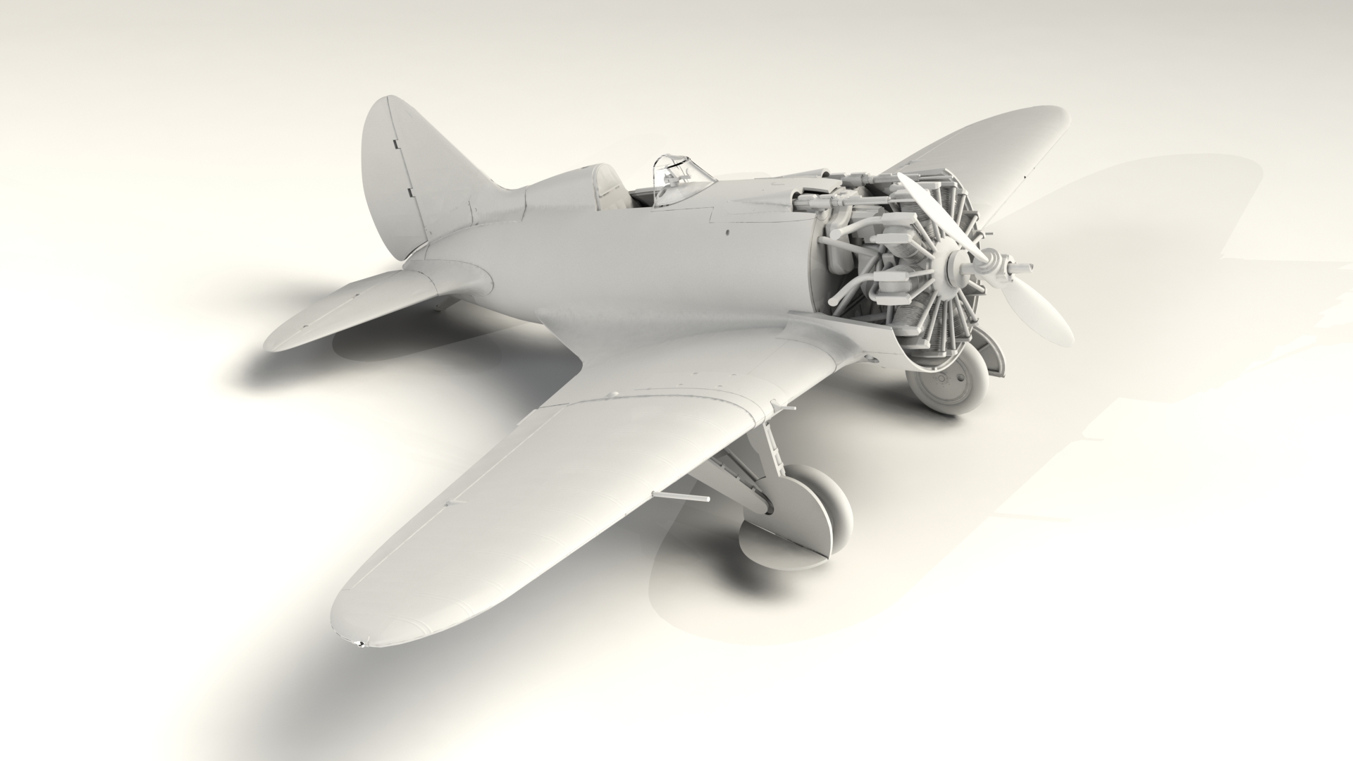 1/32 I-16 type 10, WWII Soviet Fighter 32004