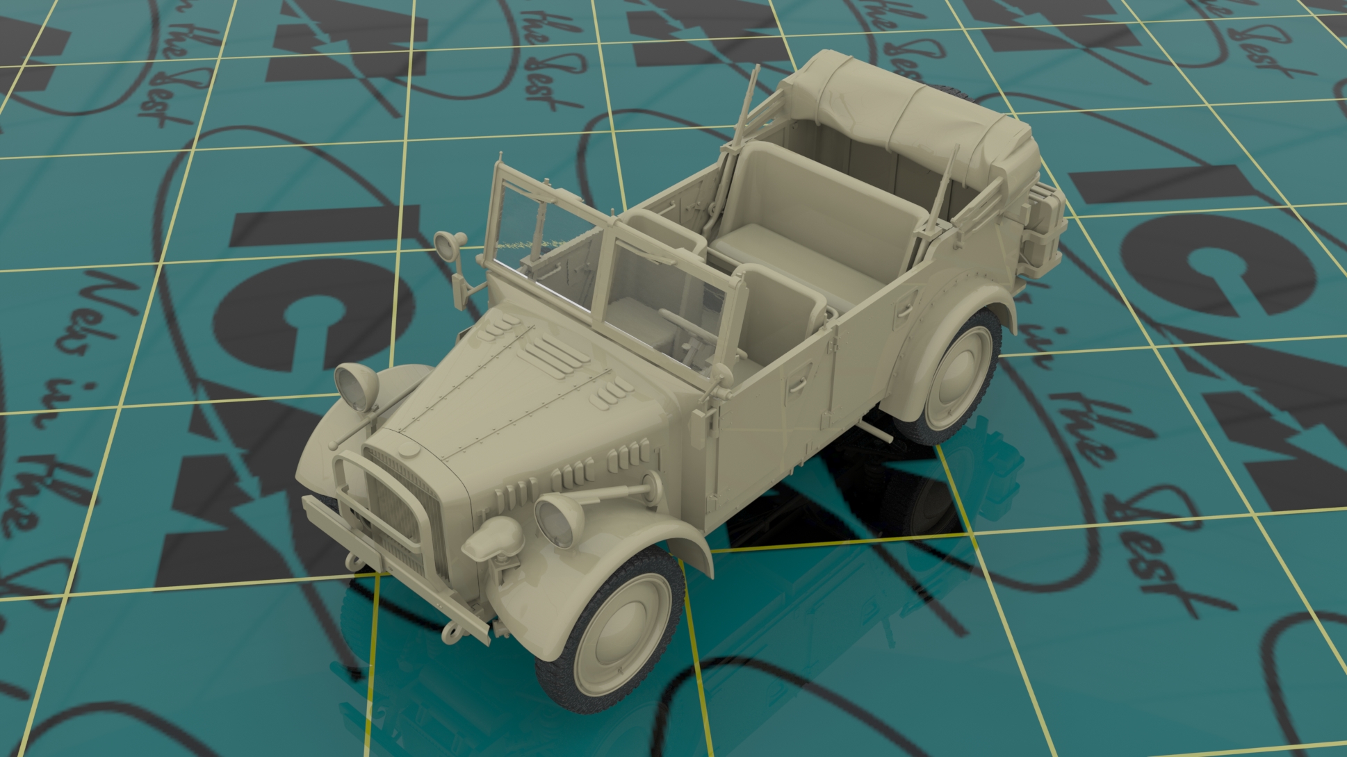1/35 Wehrmacht Off-road Cars (Kfz.1, Horch 108 Typ 40, L1500A) DS3503