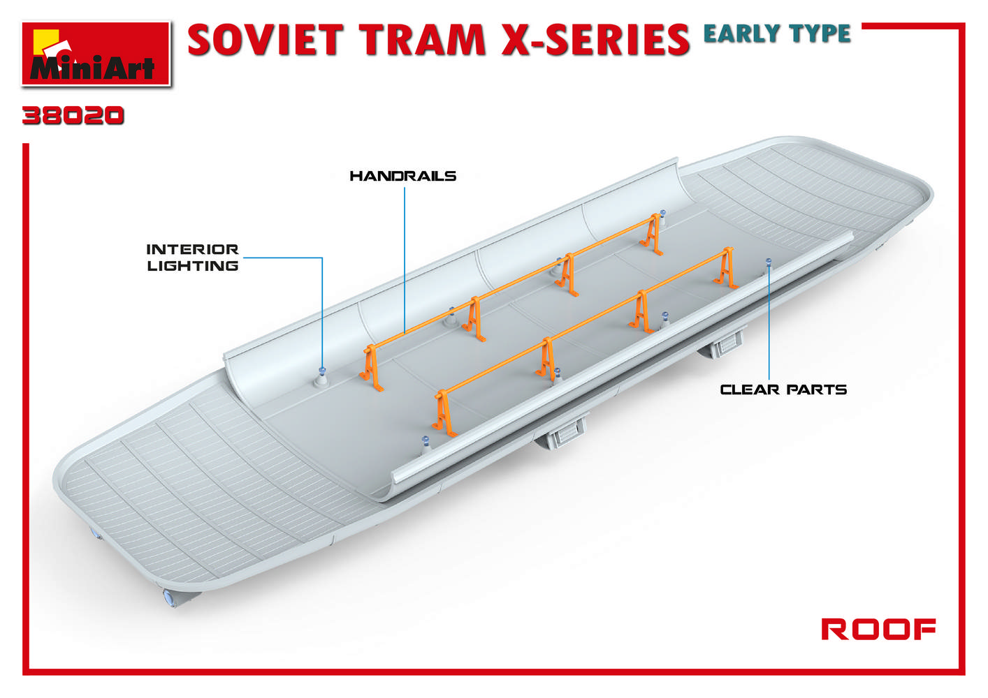 1/35 SOVIET TRAM X-SERIES. EARLY TYPE 38020