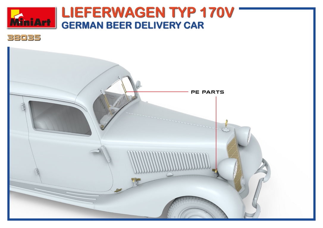 1/35 LIEFERWAGEN TYP 170V GERMAN BEER DELIVERY CAR 38035