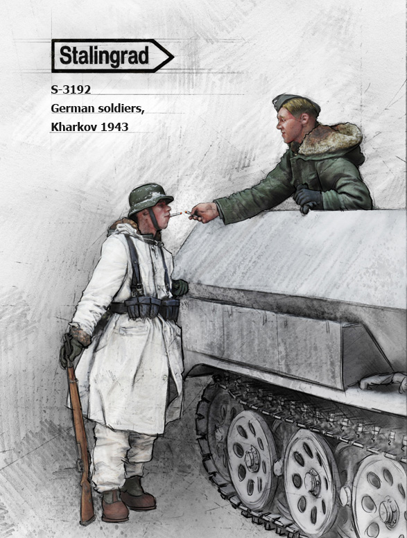 1/35 German soldiers, Kharkov 1943 S-3192 